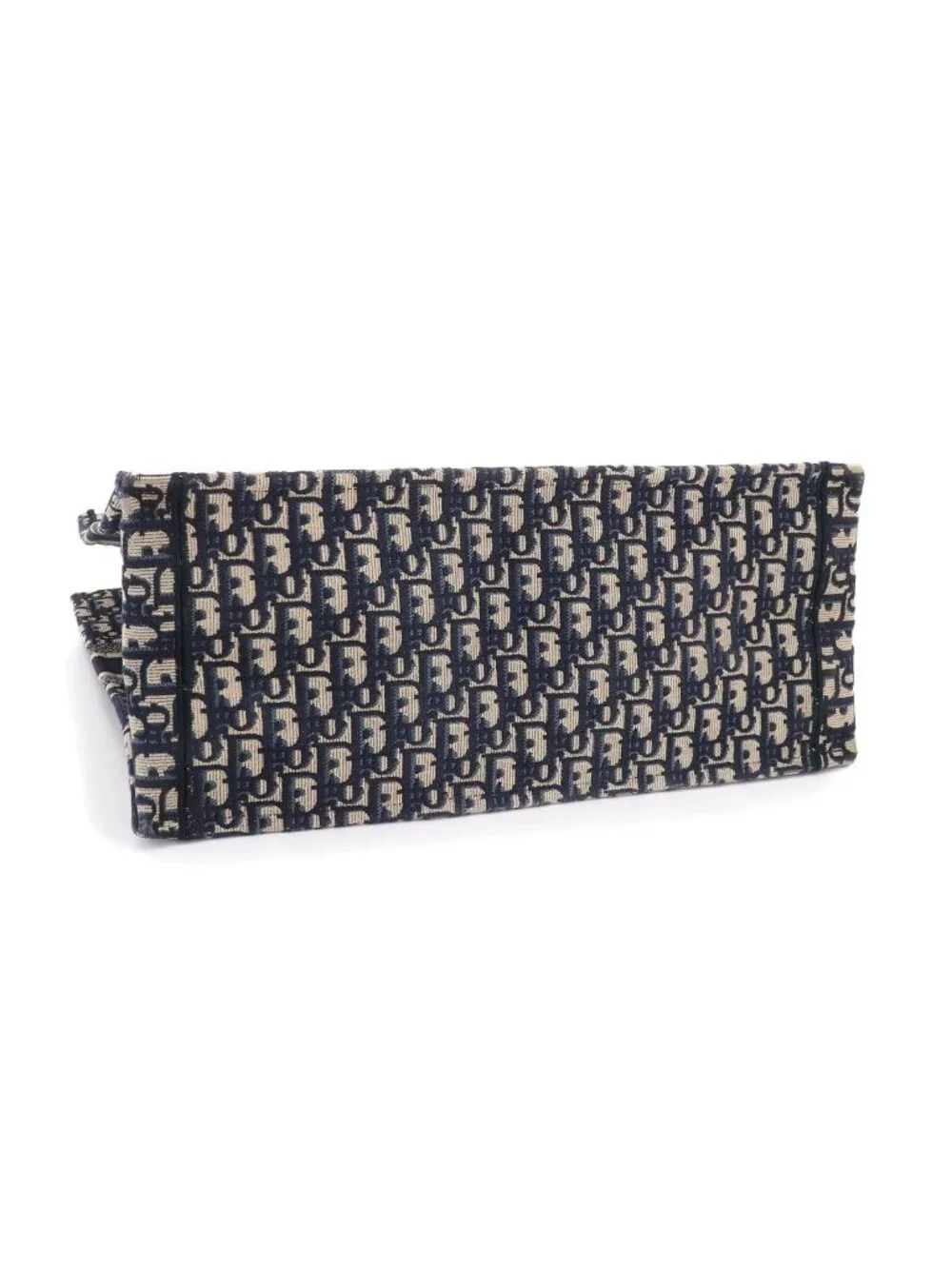 Dior Oblique Book Tote Large Canvas Navy